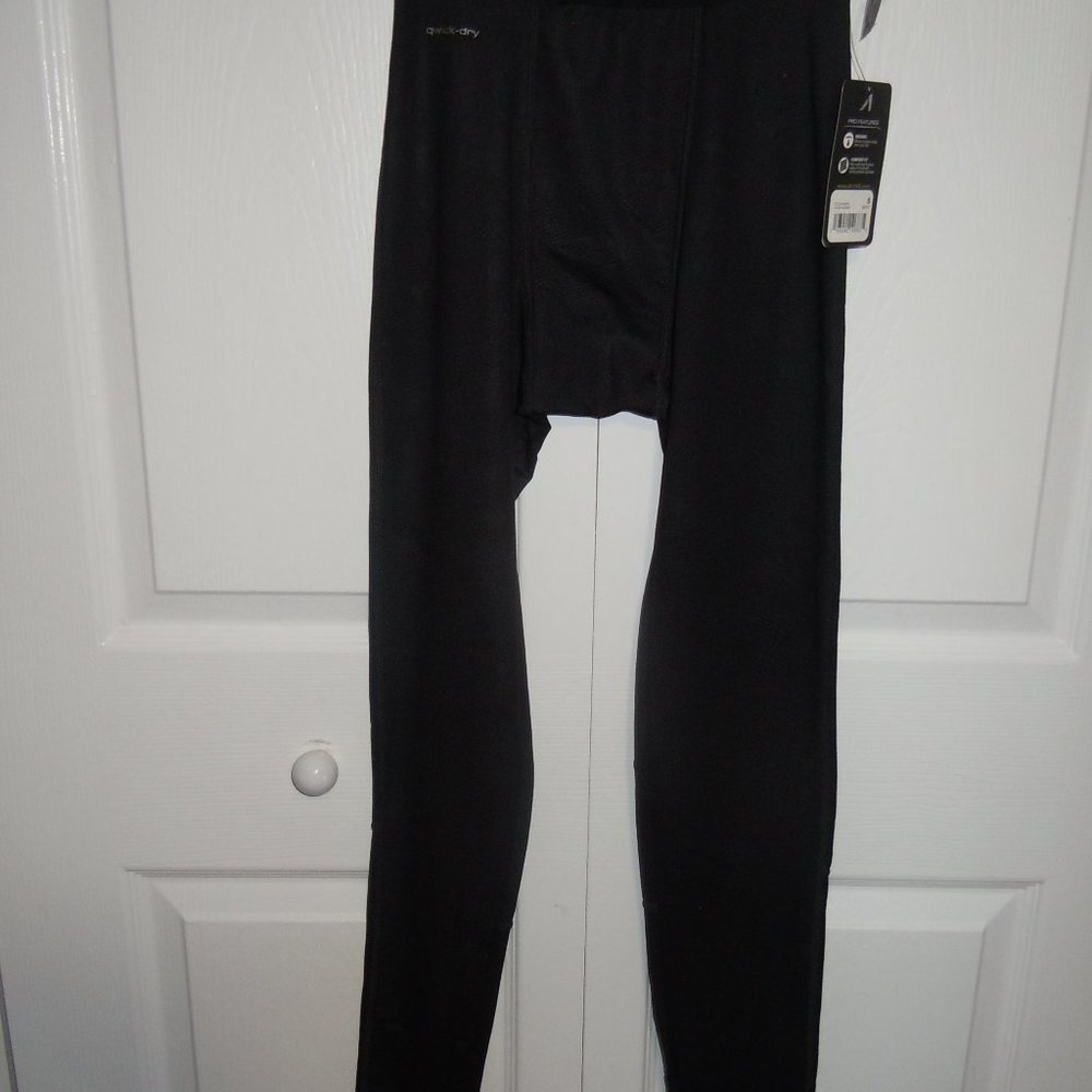 AL1VE MENS ATHETIC BLACK TIGHTS SMALL-NEW